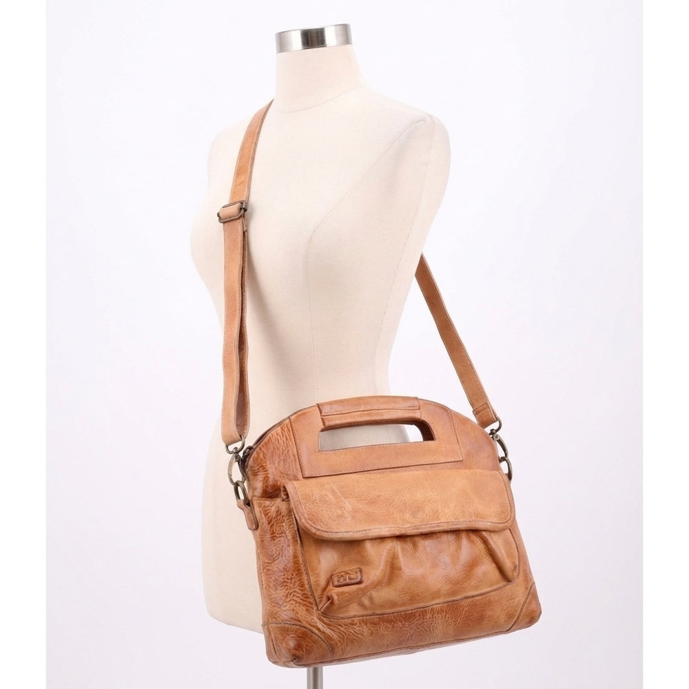 NEW BEDSTU greenway crossbody bag in tan rustic